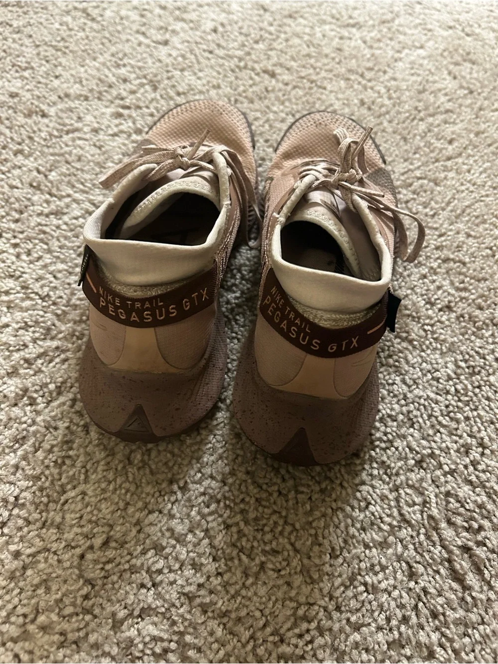 Nike Pegasus Trail 2 Gore-Tex Shoes Desert Dust Mauve Women’s Size 7.5